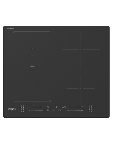 Whirlpool WF S7560NE BM | Hob | Induction | Number of burners/cooking zones 4 | Electronic | Black | Timer