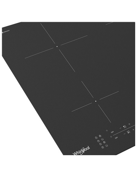 Whirlpool WB B8360 NE BM | Hob | Induction | Number of burners/cooking zones 4 | Electronic | Black | Timer