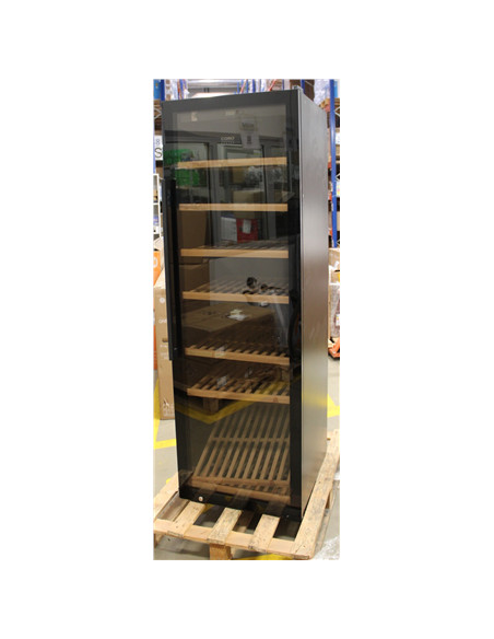 SALE OUT. Caso WineExclusive 180 Smart Wine Cooler, Free standing, Height 190 cm, Up to 180 bottles, Compressor technology, Blac