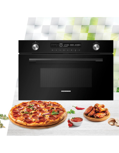 Įmontuojama mikrobangų krosnelė 900W, 34L HMW-MDBI34CTBK HEINNER