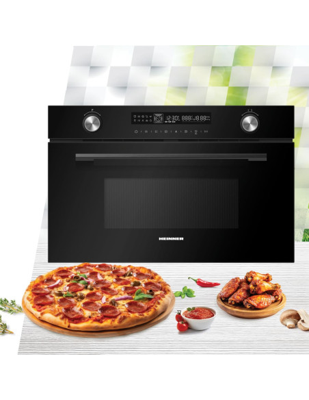 Įmontuojama mikrobangų krosnelė 900W, 34L HMW-MDBI34CTBK HEINNER