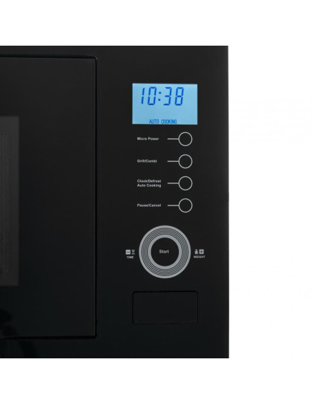 Įmontuojama mikrobangų krosnelė 900W, 25L HMW-25BIGBK HEINNER