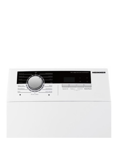 Skalbimo mašina, vertikalus HWM-TL8013IVA++ HEINNER