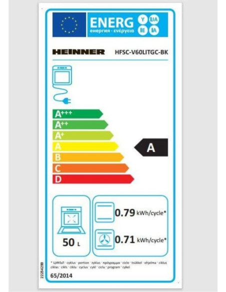 Viryklė kombinuota HFSC-V60LITGC-BK HEINNER