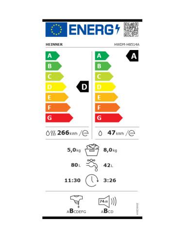 Skalbimo mašinų džiovyklė HWDM-H8514A HEINNER
