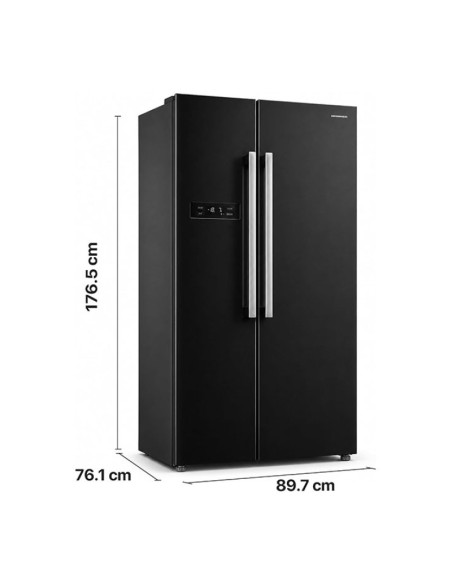 Šaldytuvas side by side HSBS-M548NFINVBKE++ HEINNER