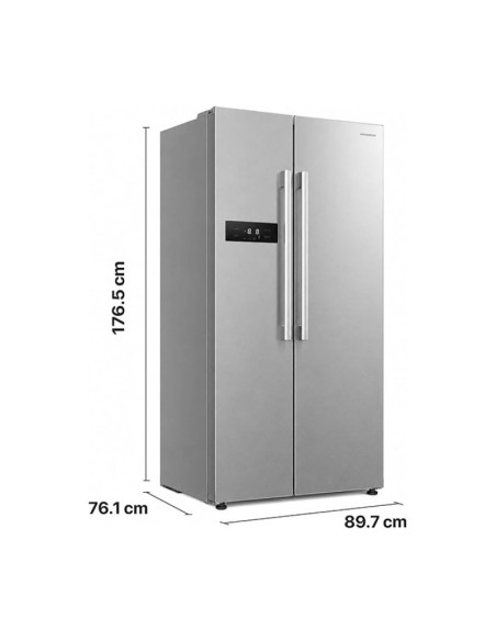Šaldytuvas side by side HSBS-M548NFINVXE++ HEINNER