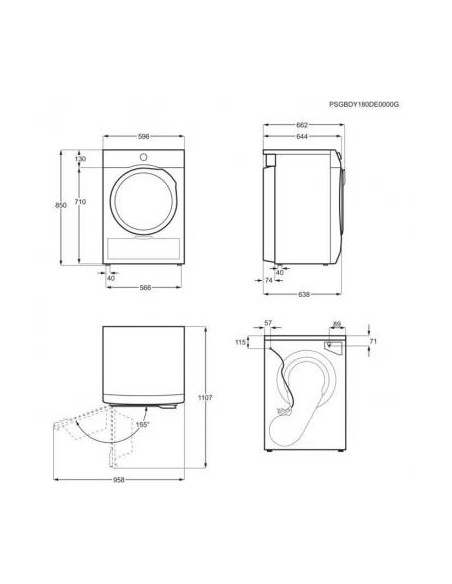Džiovyklė su šilumos siurbliu Electrolux EW6D39CBE