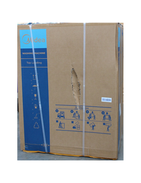 SALE OUT. Midea MF100T70BA10/W-HR Washing Machine, D, Top loading, Washing 7 kg, White | SALE OUT. | Midea Washing Machine | MF1