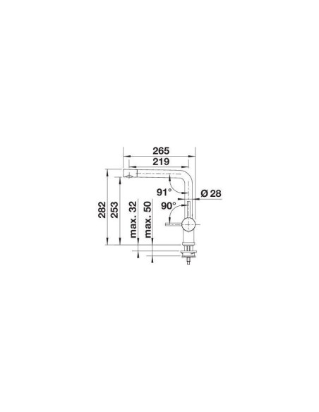 Maišytuvas BLANCO LINUS Soft white HD | 526961