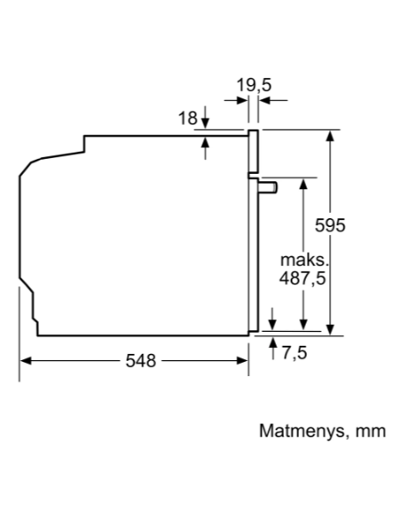 Orkaitė Bosch HBG9742B1S