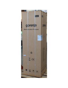 SALE OUT. Gorenje NRK418ECS4 Refrigerator, E, Free standing, Combi, Height 182.4 cm, Net Fridge 171 L, Net Freezer 85 L, Grey | 