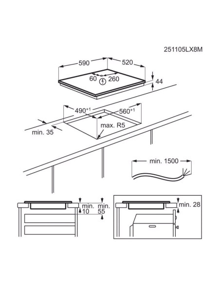 Kaitlentė ELECTROLUX EIT60433CL