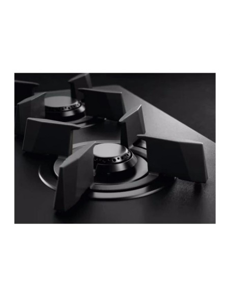Dujinė kaitlentė ant juodo matinio stiklo Electrolux KGG643723L