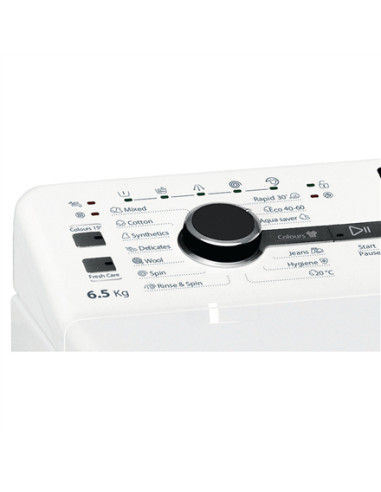 Whirlpool | Washing Machine | TDLRB 65242BS EU/N | Energy efficiency class C | Top loading | Washing capacity 6.5 kg | 1200 RPM 